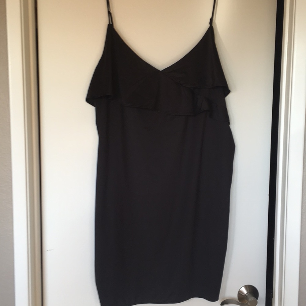 Little black slip dress